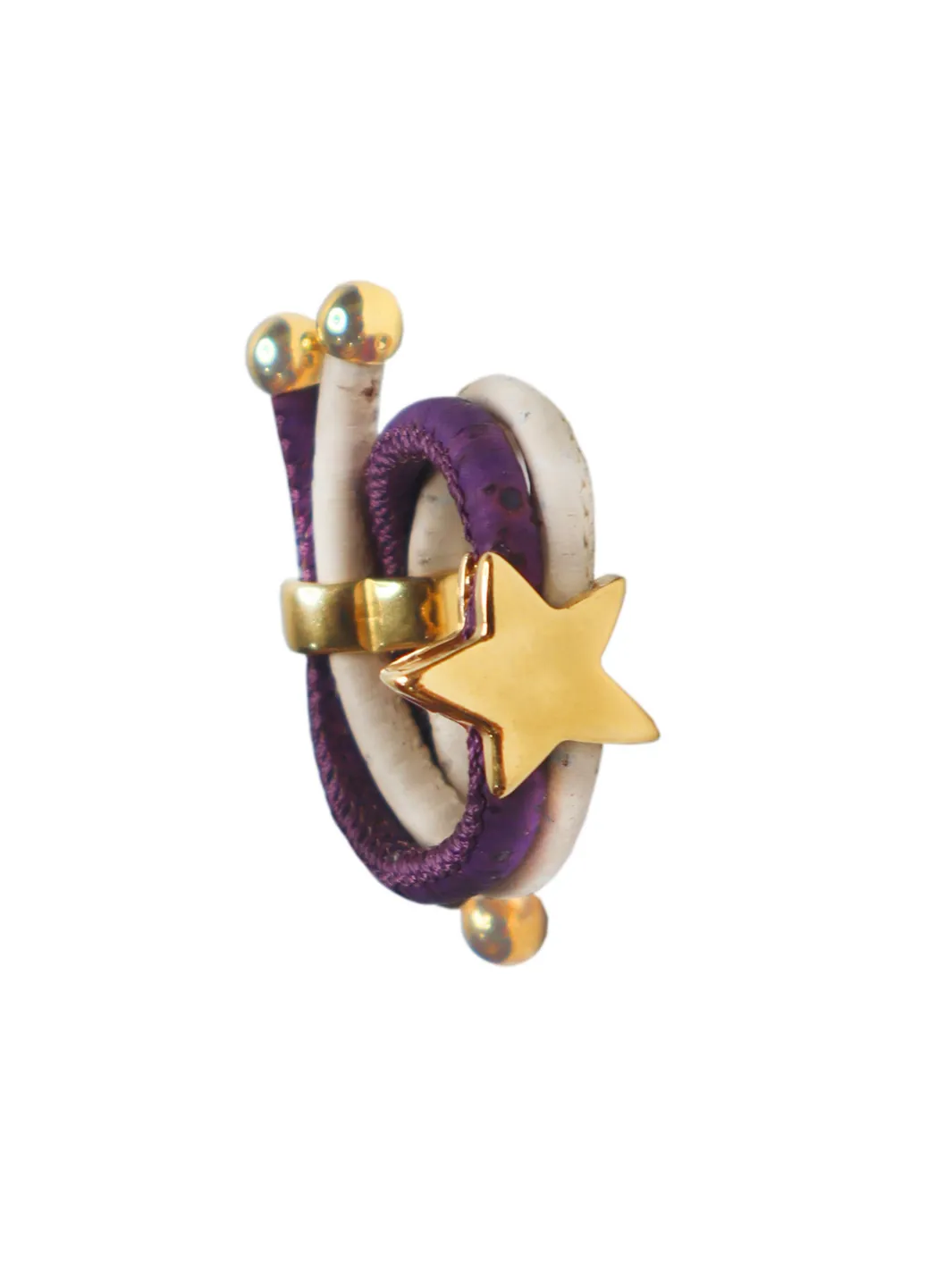 Cork Pentas Star shaped Ring