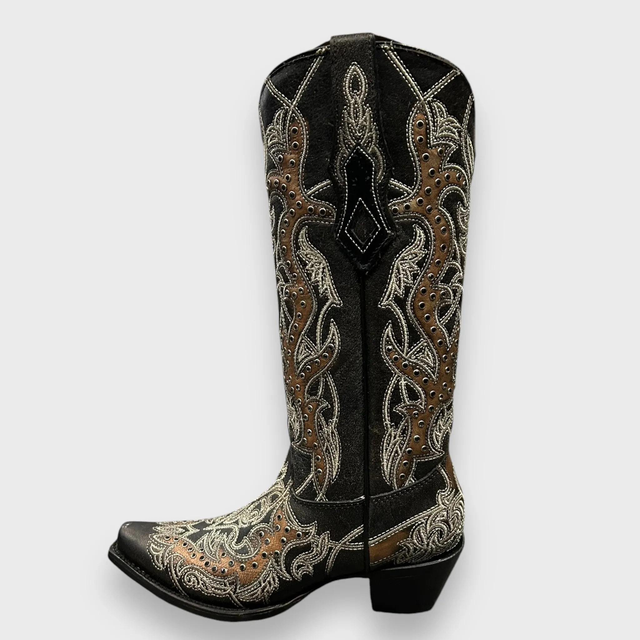Corral C4040 Ladies Copper Embroidery & Crystals Cowboy boots