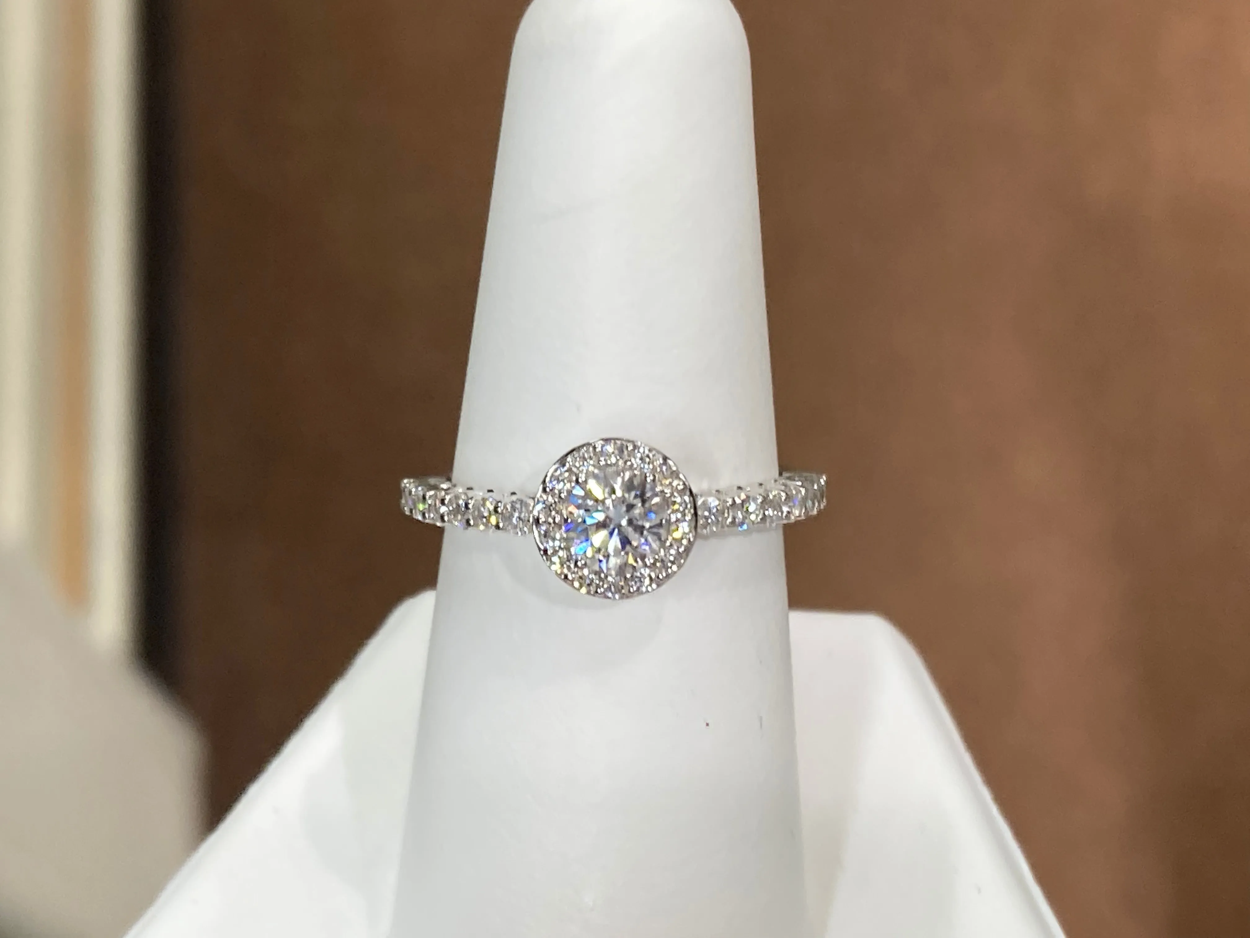 Diamond Engagement Ring White Gold