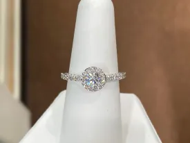 Diamond Engagement Ring White Gold