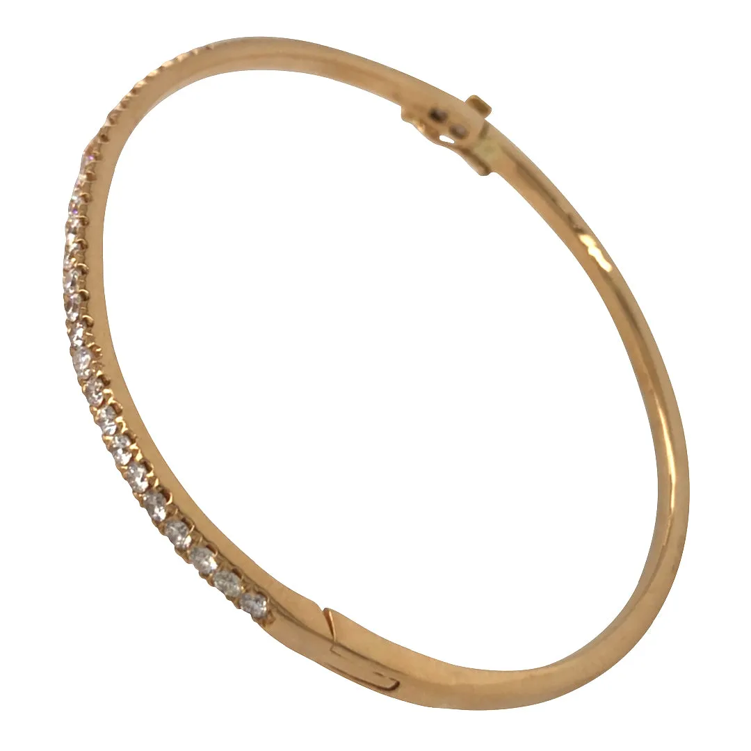 Diamond Set Bangle