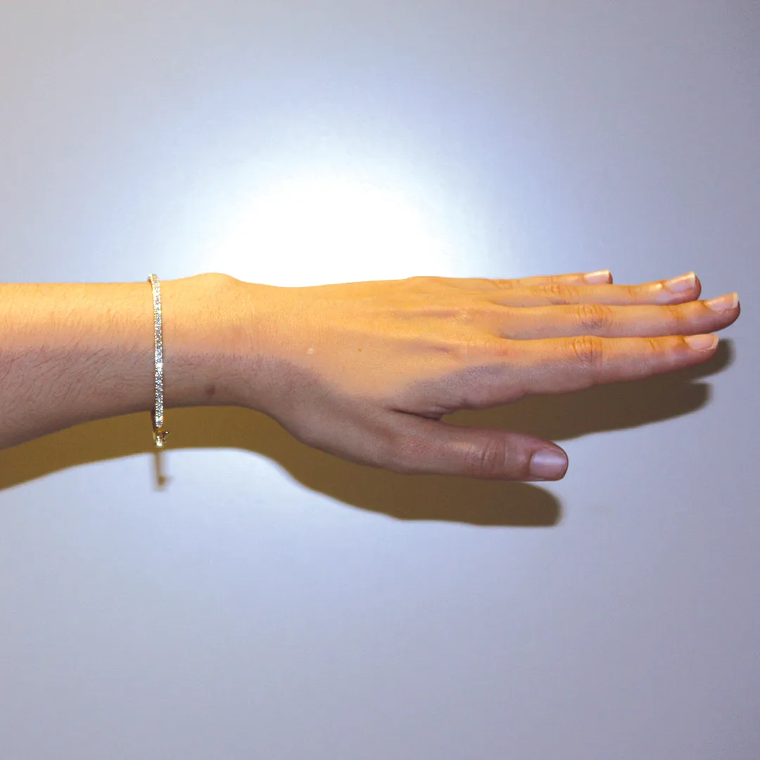Diamond Set Bangle