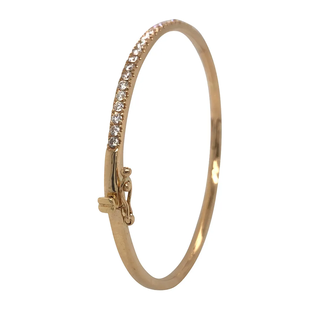 Diamond Set Bangle
