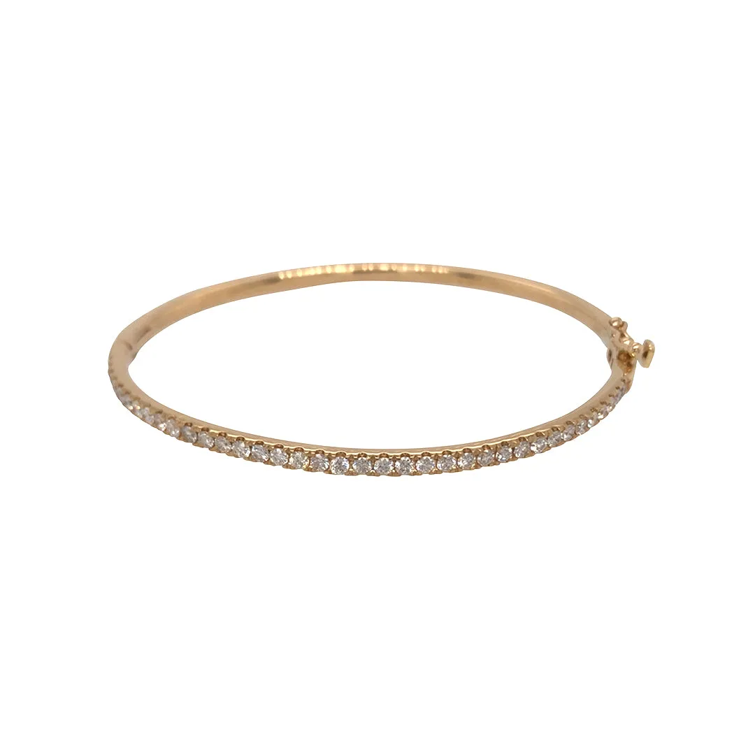 Diamond Set Bangle
