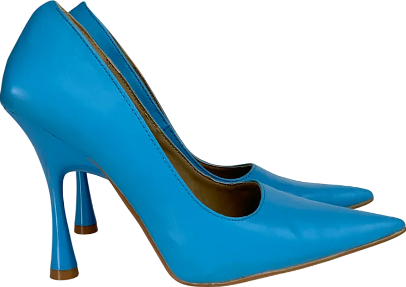 Ego Blue Toe Pointing Stiletto Heels UK 4 EU 37 👠