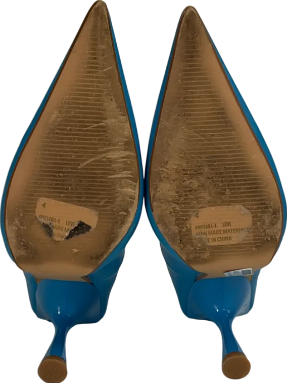Ego Blue Toe Pointing Stiletto Heels UK 4 EU 37 👠