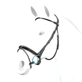 Equipe Rolled Flash Dressage Bridle