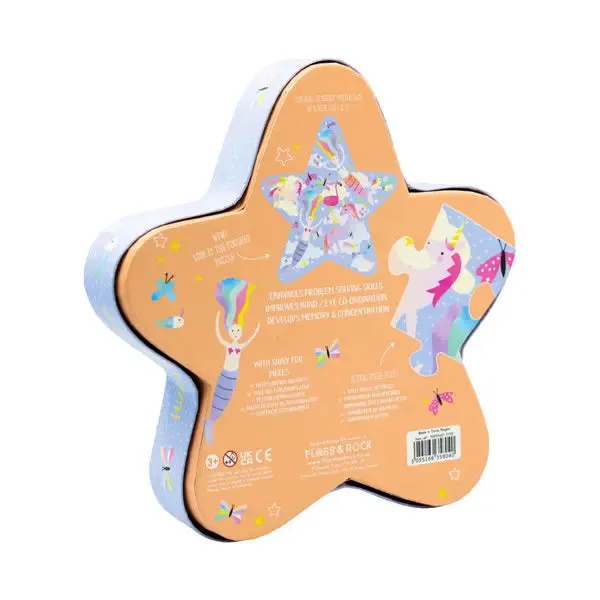 Fantasy 20pc "Star" Shaped Jigsaw with Shaped Box