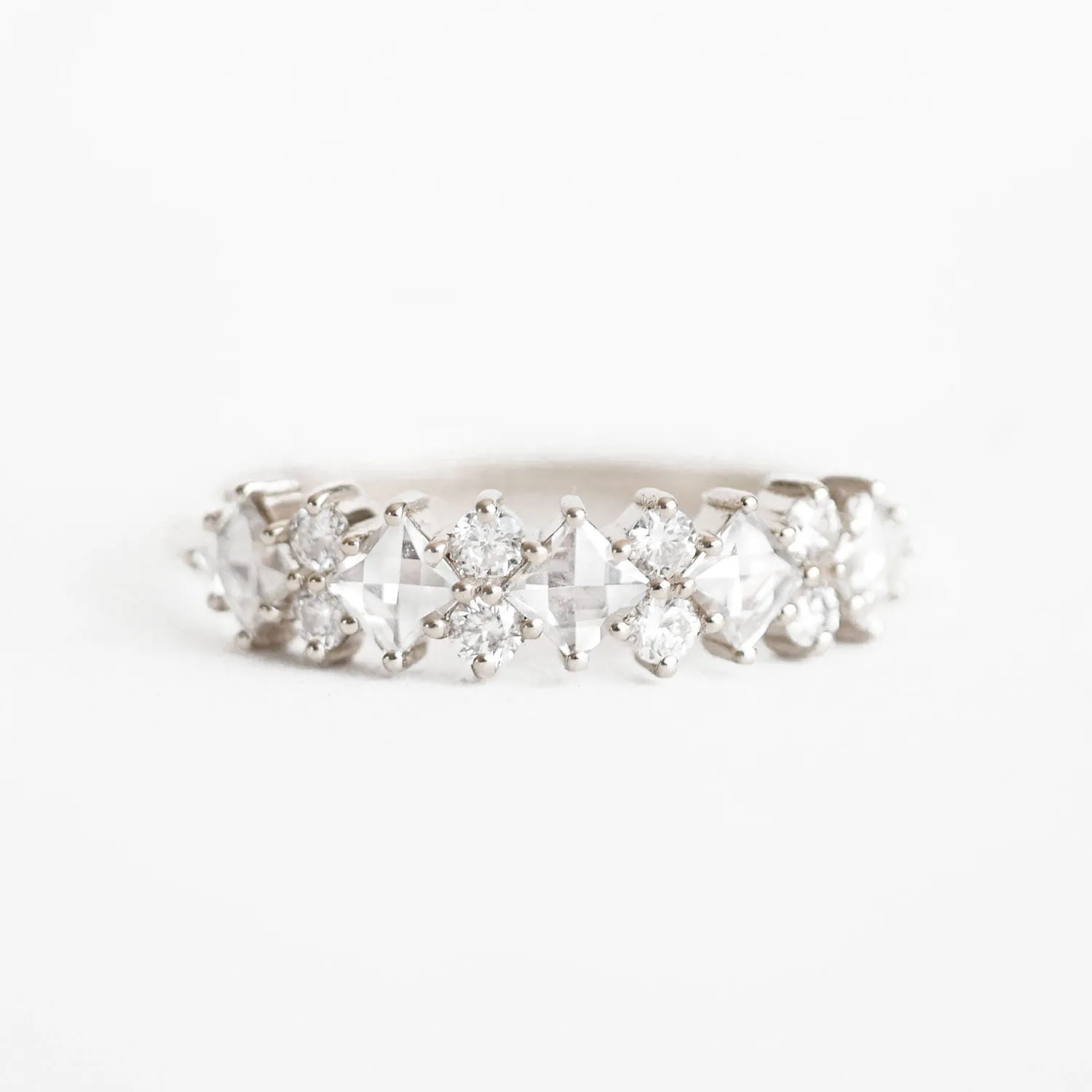 French Cut Diamond Disco Ring