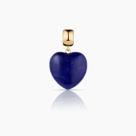 Gemma Lapis Heart Bail Charm