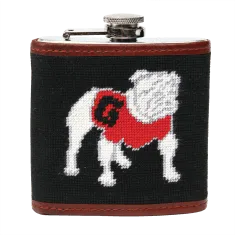 Georgia Needlepoint Flask