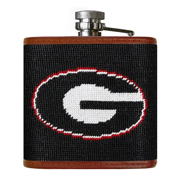 Georgia Needlepoint Flask