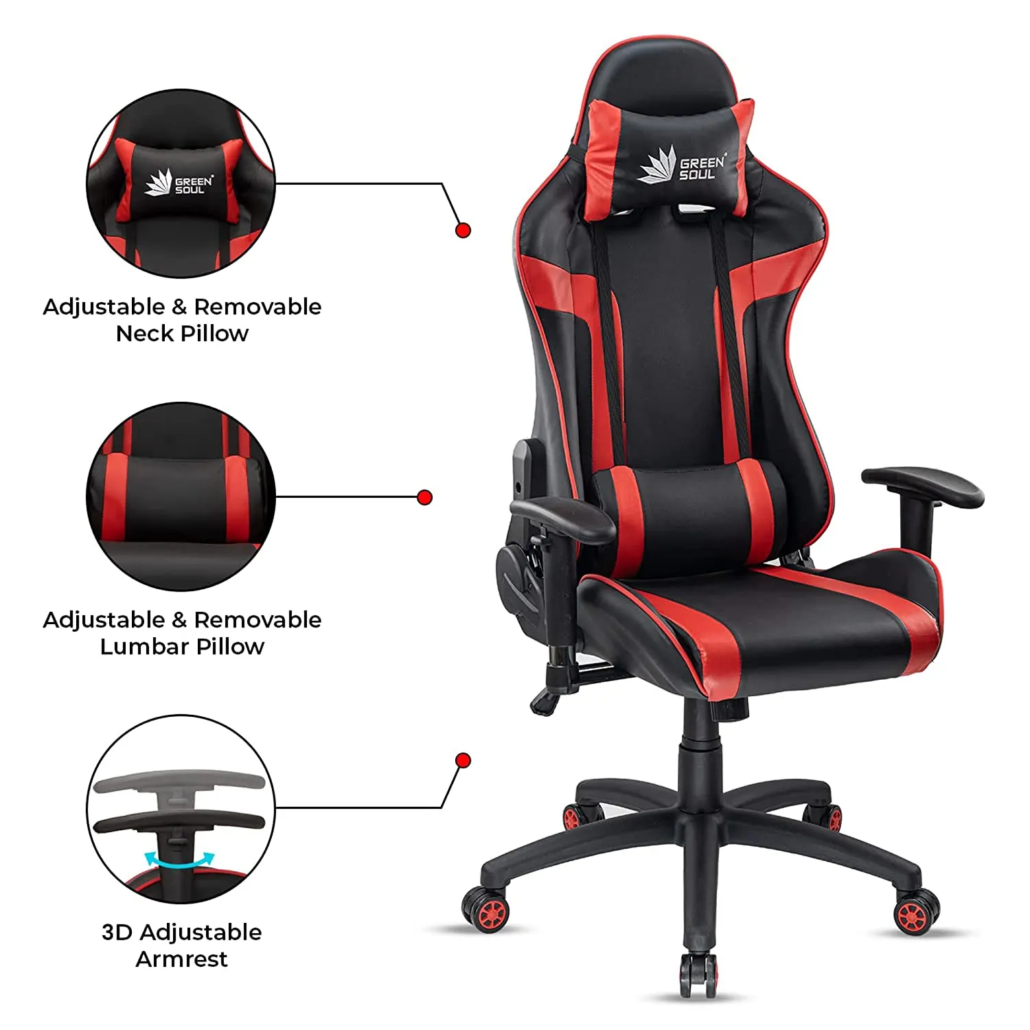 Green Soul Renewed Raptor Racing Edition Gaming Chair