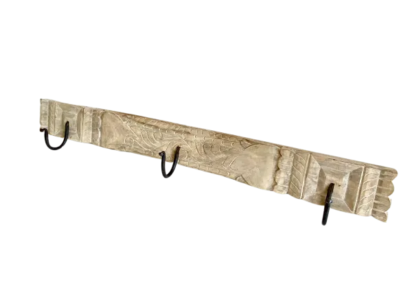 Gypsy White Carved Hooks
