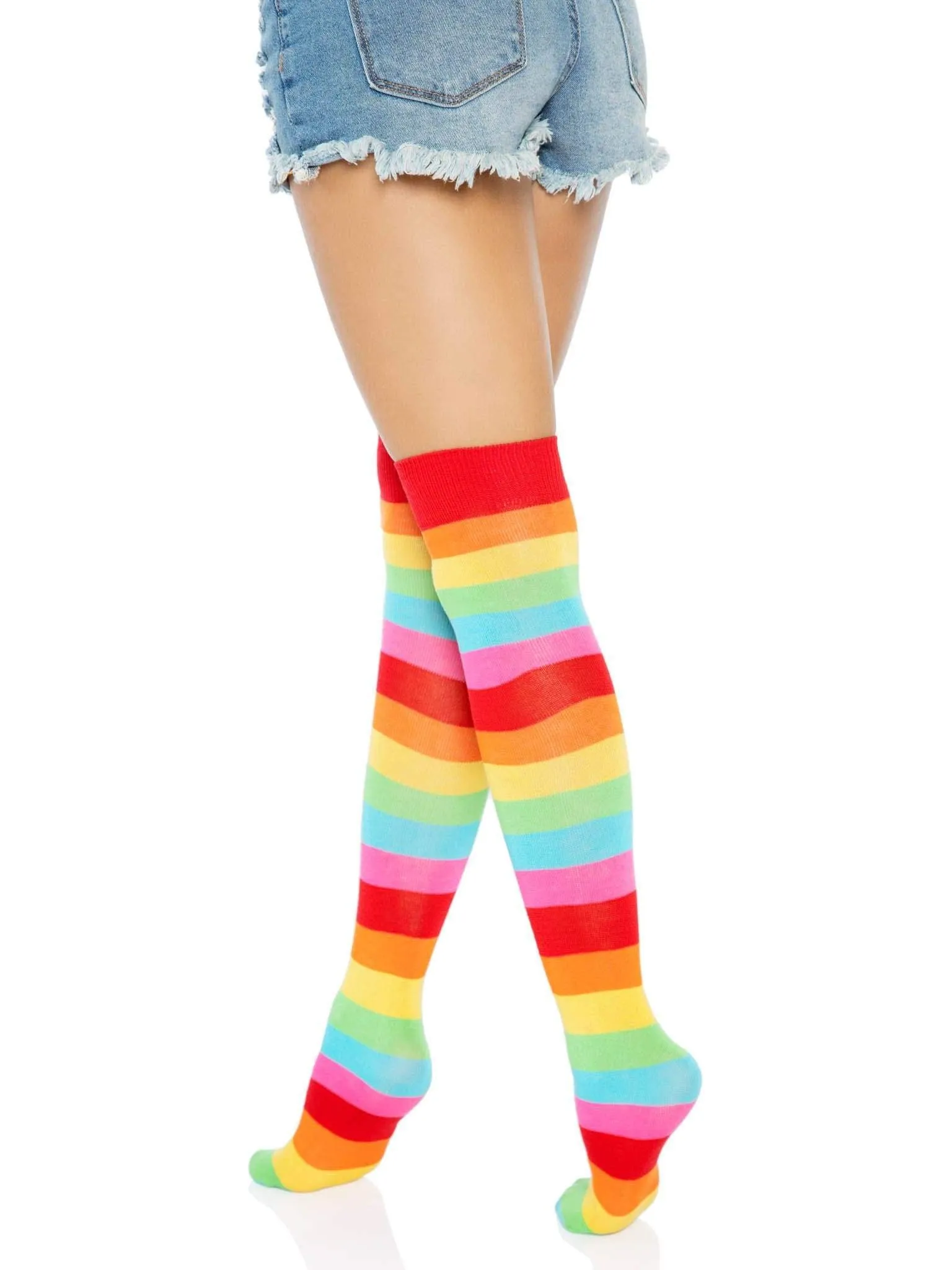 Harper Rainbow Thigh High Stockings