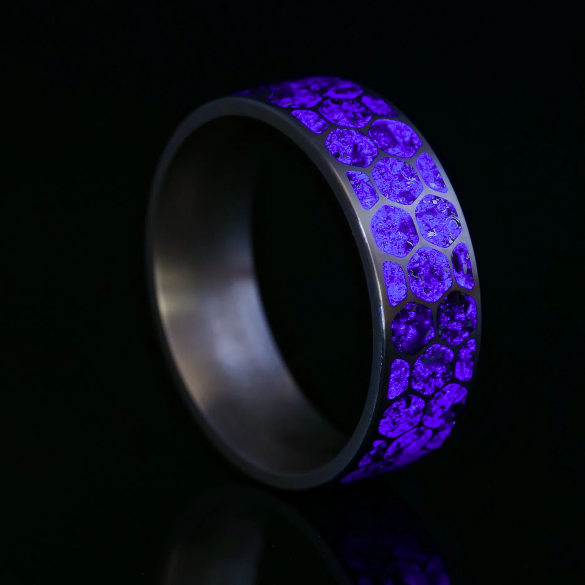 Hexagon Lavender Star Dust™ Ring