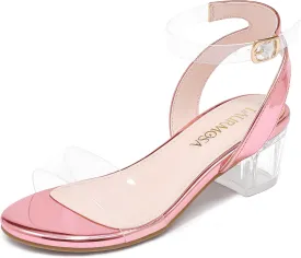 High Heels for Kids Open Toe Dress Shoes for Girls Ankle Strap Pump Shoes Flower Girl Sandals Wedding Party for Little Big Kids
