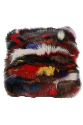 Home Collection - Fox Fur Pillow with Insert