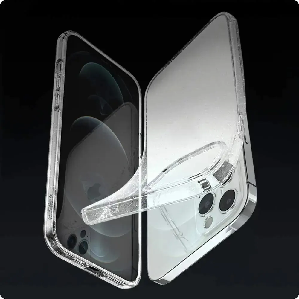 iPhone 12 Pro Max Case Liquid Crystal Glitter