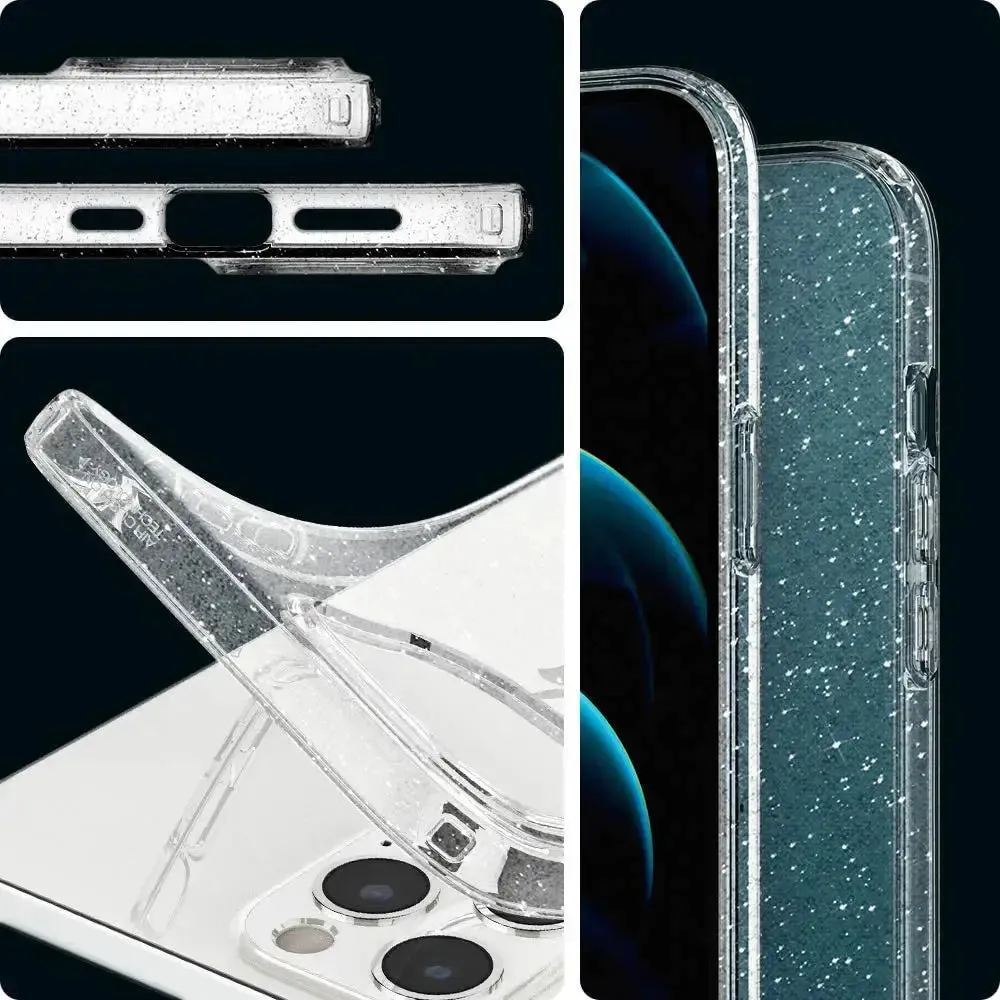 iPhone 12 Pro Max Case Liquid Crystal Glitter