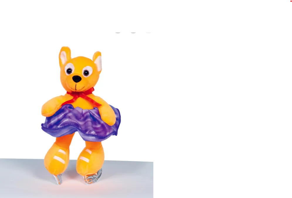 Jerry's 1463 Plush Skating Pal - Orange Cat