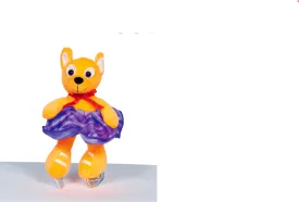 Jerry's 1463 Plush Skating Pal - Orange Cat