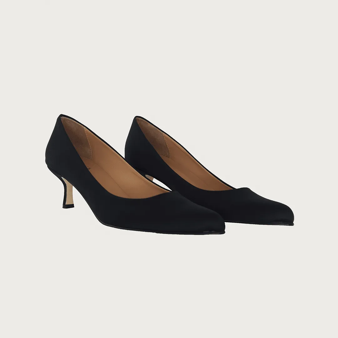 MILK DECOLTE BLACK SATIN