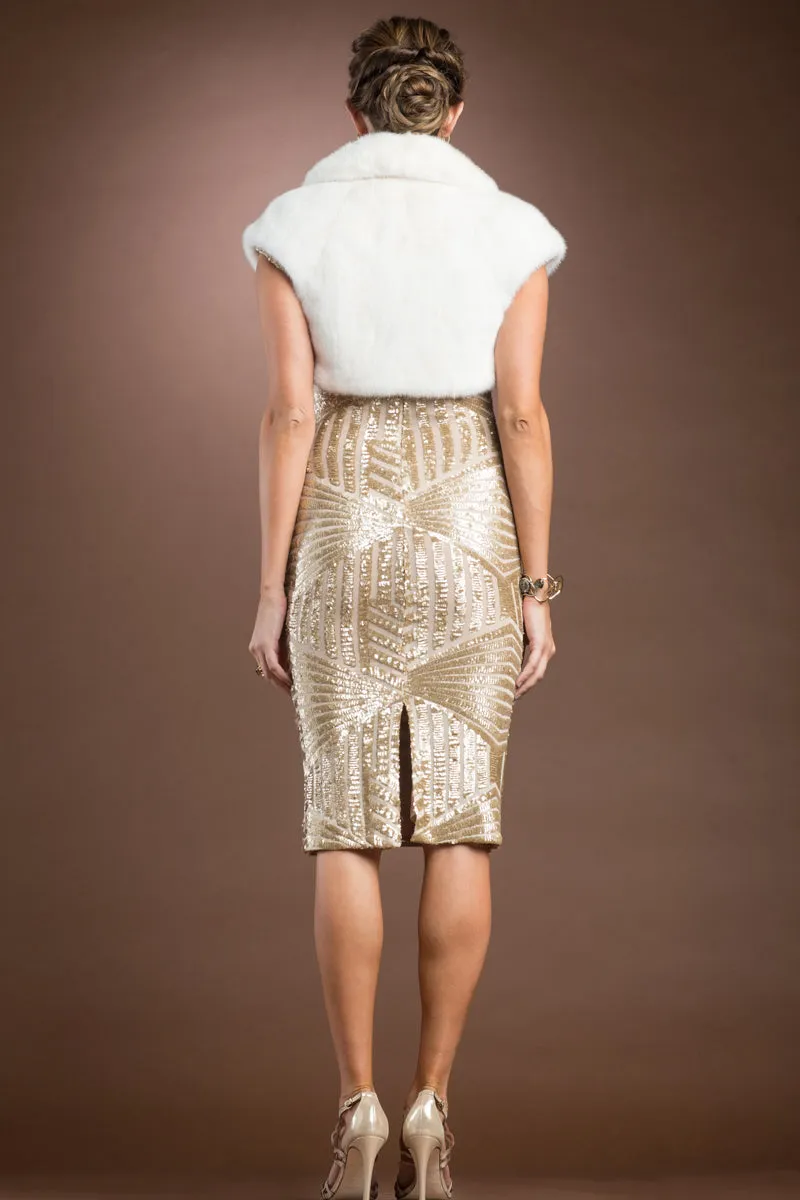 Mink Fur Caplet