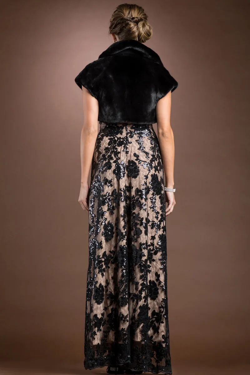Mink Fur Caplet