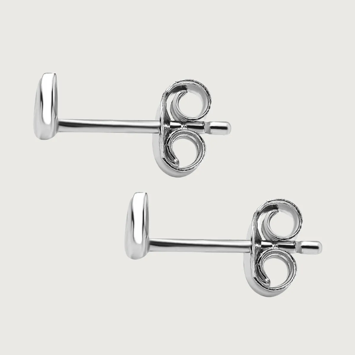 Moon & Stars Crescent Moon Studs