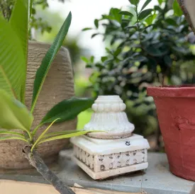 Nakaashi 14 :  Vintage Marble Carved Sculpture with intricate details  ( Shikhar )