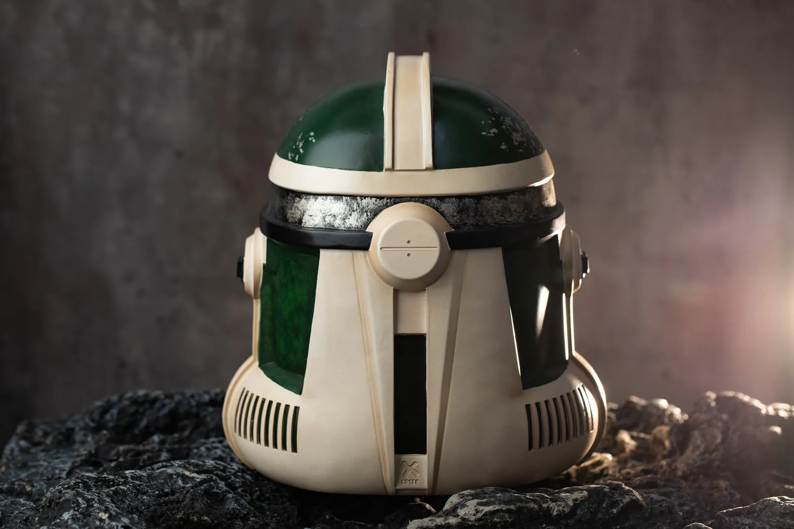 【Neu eingetroffen】Xcoser Star Wars The Clone Wars Commander Gree Helm Cosplay Requisiten Harz Replik Halloween