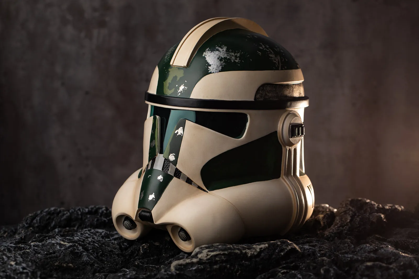 【Neu eingetroffen】Xcoser Star Wars The Clone Wars Commander Gree Helm Cosplay Requisiten Harz Replik Halloween