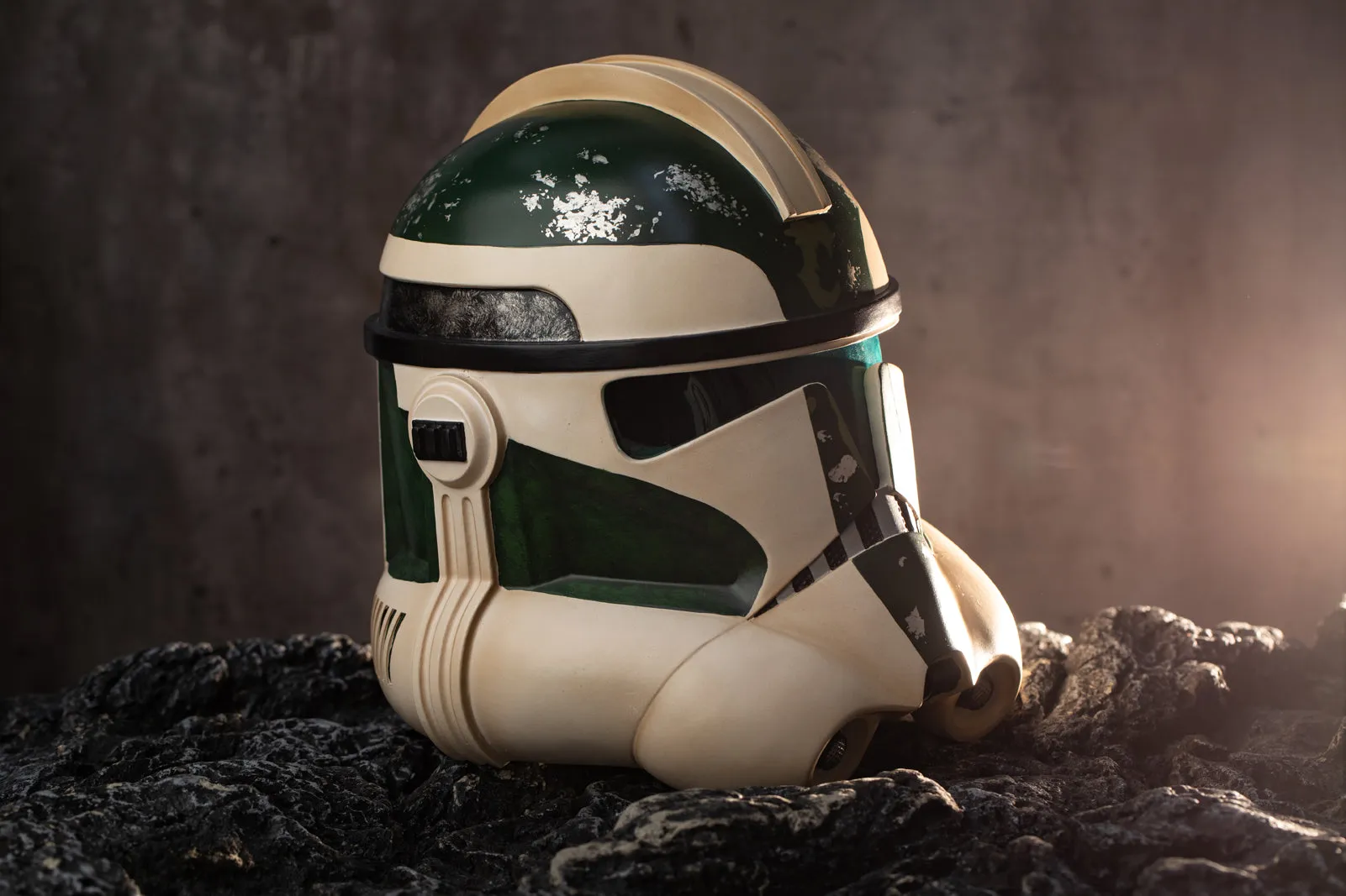 【Neu eingetroffen】Xcoser Star Wars The Clone Wars Commander Gree Helm Cosplay Requisiten Harz Replik Halloween