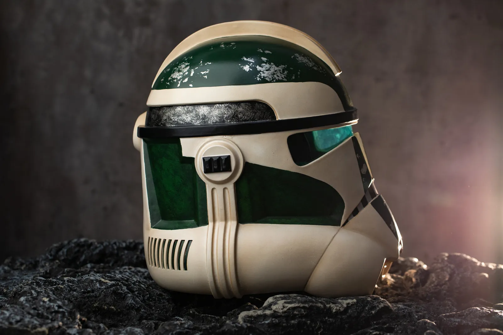 【Neu eingetroffen】Xcoser Star Wars The Clone Wars Commander Gree Helm Cosplay Requisiten Harz Replik Halloween