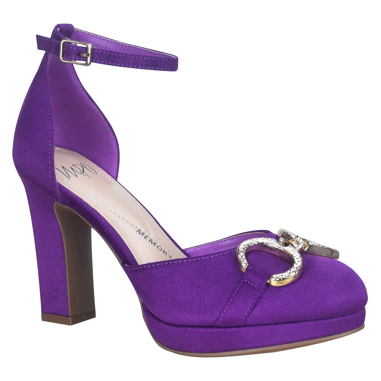 Odilie Ornamented Platform Pump with Memory Foam