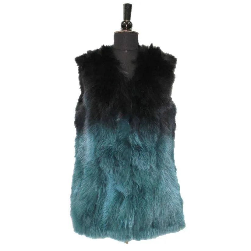 Ombre Fur Vest