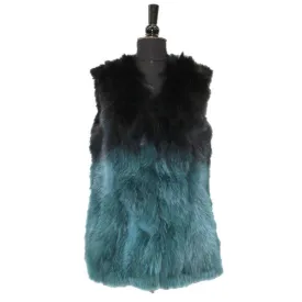 Ombre Fur Vest