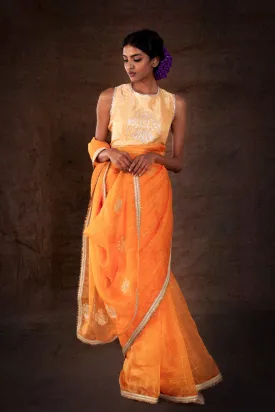 Orange Saree