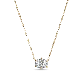 Oval Cut Diamond Solitaire Pendant