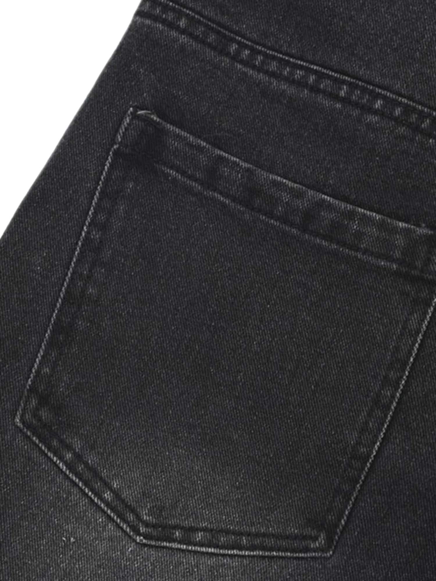 Patchwork Fur-trimmed Whiskered Jorts - 2040