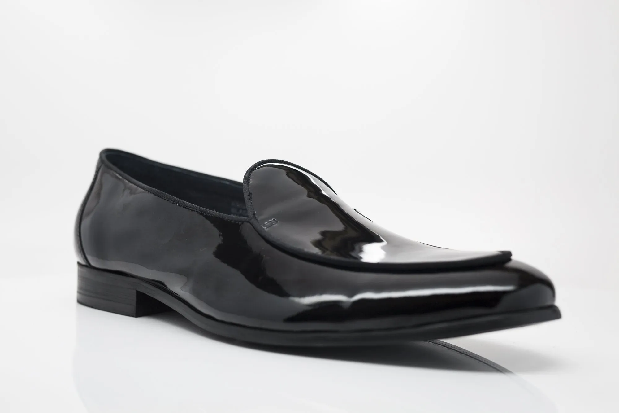 Patent Leather Formal Loafer Black