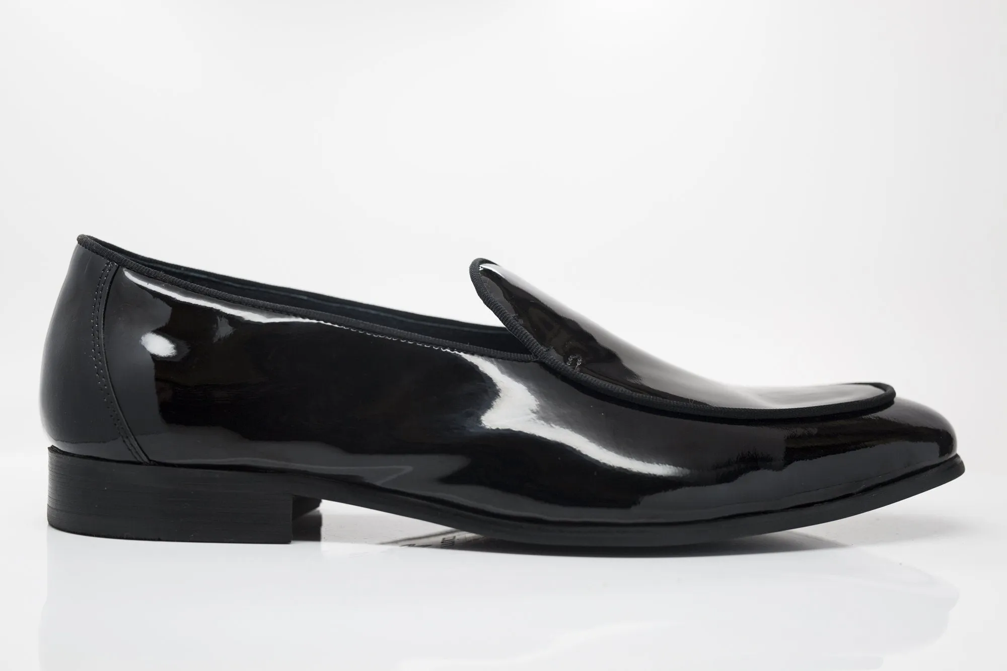 Patent Leather Formal Loafer Black