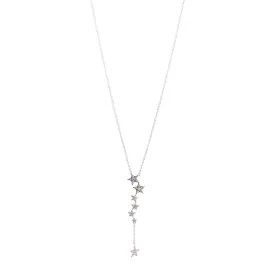Pave Star "Y" Necklace