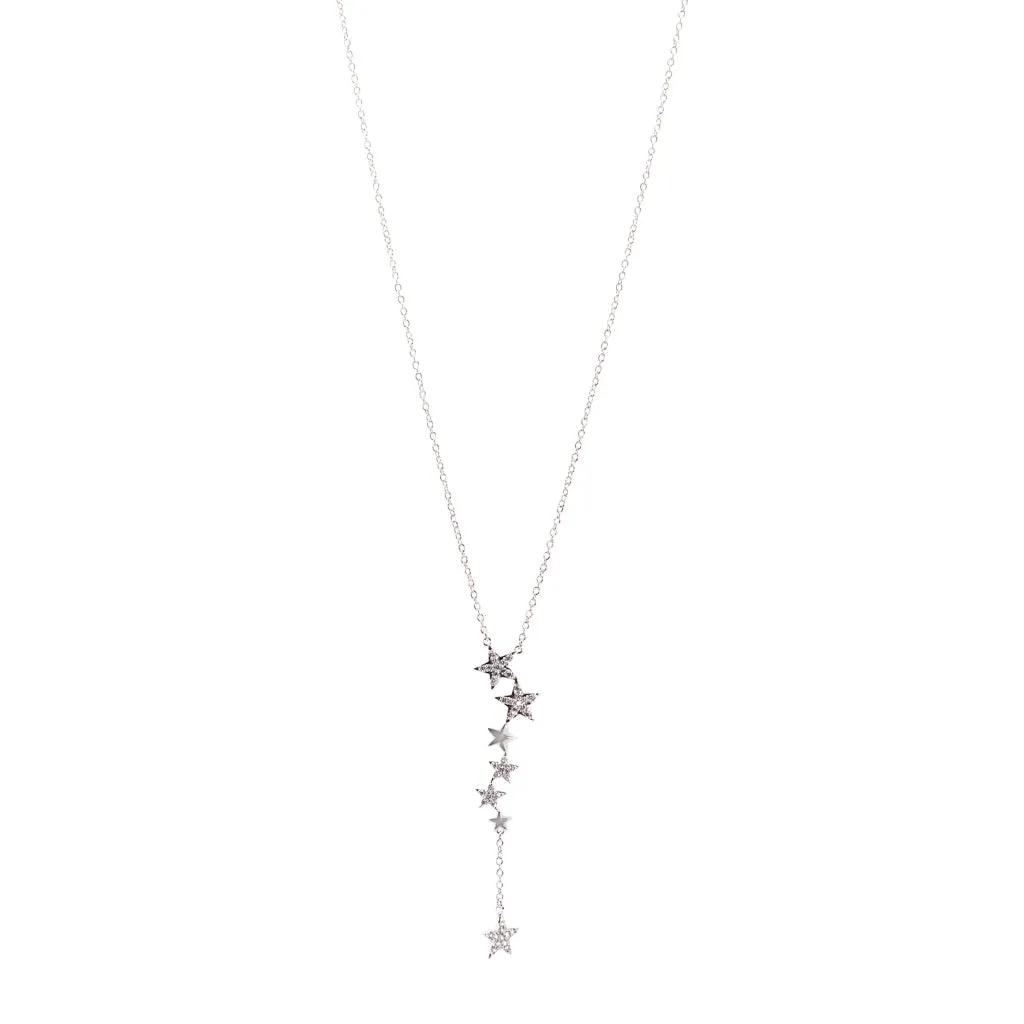 Pave Star "Y" Necklace
