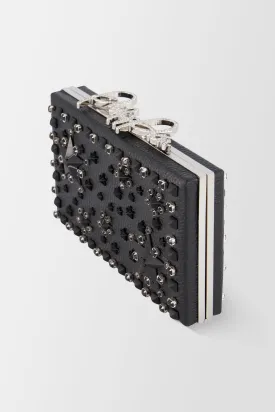 Philipp Plein Black Signature Clutch