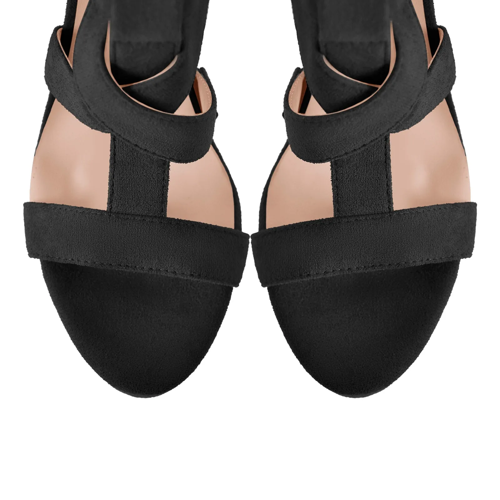 Platform Gladiator Strap Chunky Heel Sandals