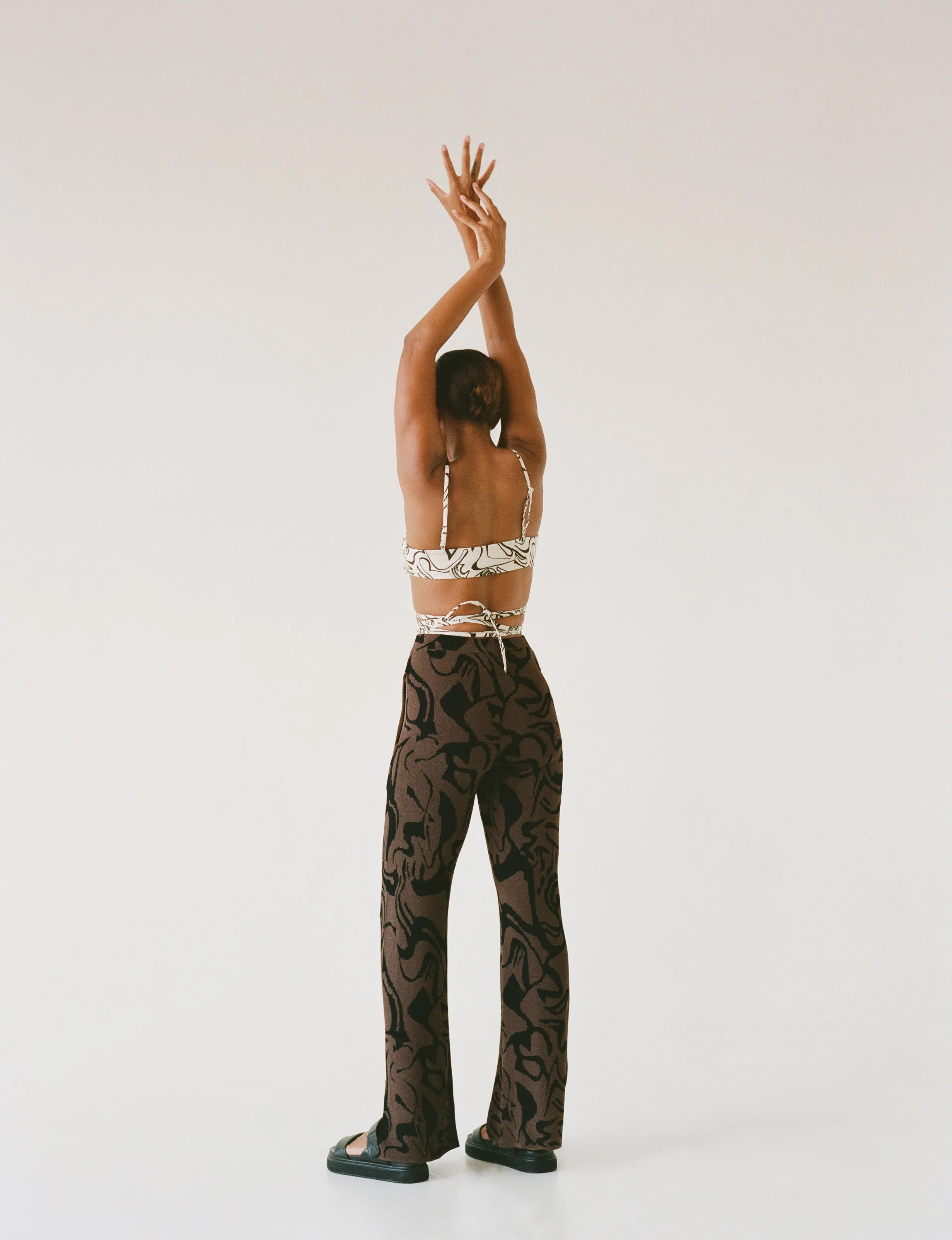 POPPY LINEN WRAP TOP IN SIERRA PRINT