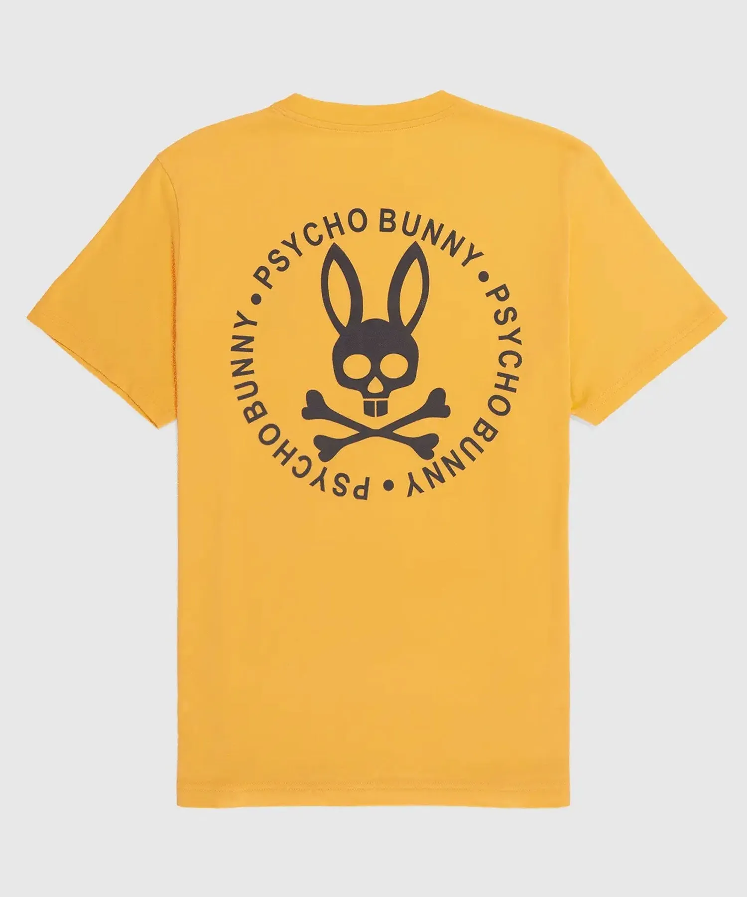 Psycho Bunny Crosby Reflective Print Graphic Tee - Orange Soda