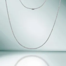 Ready to Ship Diamond Tennis Necklace (4.50 ct.) 1.7 mm 4-Prongs Setting in 14K Gold